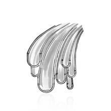 Load image into Gallery viewer, 14K White Channel Soft Wire