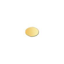 Load image into Gallery viewer, 14K Yellow Gold Oval Disc (.025" thickness)