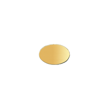 Load image into Gallery viewer, 14K Yellow Gold Oval Disc (.025" thickness)