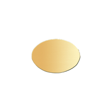 Load image into Gallery viewer, 14K Yellow Gold Oval Disc (.025" thickness)