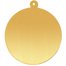 Load image into Gallery viewer, 14K Gold Round Disc With Loop (.025" thickness)