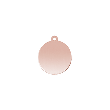 Load image into Gallery viewer, 14K Gold Round Disc With Loop (.025" thickness)