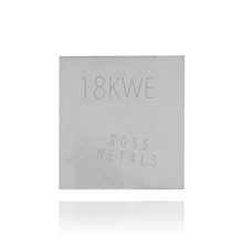 Load image into Gallery viewer, 18K / 18 White Gold Plate Solder