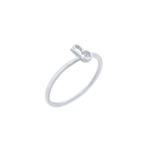 Load image into Gallery viewer, Script Initial Ring in Sterling Silver