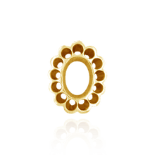 Load image into Gallery viewer, ITI NYC Oval Cluster Bezel Tops (.03 ct)