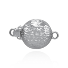 Load image into Gallery viewer, ITI NYC Bead Pearl Clasp with Diamond Cut Surface (9 mm-12 mm)