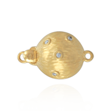 Load image into Gallery viewer, ITI NYC Bead Pearl Clasps with Diamonds (9 mm-12 mm)