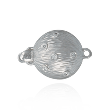 Load image into Gallery viewer, ITI NYC Bead Pearl Clasps with Diamonds (9 mm-12 mm)