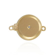 Load image into Gallery viewer, ITI NYC Bead Pearl Clasps with Diamonds in Center (10 mm-14 mm)