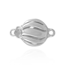 Load image into Gallery viewer, ITI NYC Bead Pearl Clasp with Swirl Design (13 mm)