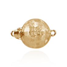 Load image into Gallery viewer, ITI NYC Bead Pearl Clasp with Diamond Cut Surface (10 mm-12 mm)