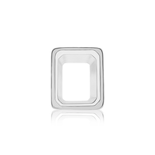 Load image into Gallery viewer, ITI NYC Emerald Shape High Bezel Setting in Sterling Silver (5.00 x 3.00 mm - 14.00 x 10.00 mm)