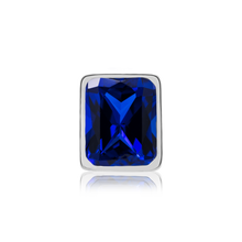 Load image into Gallery viewer, ITI NYC Emerald Shape High Bezel Setting in Sterling Silver (5.00 x 3.00 mm - 14.00 x 10.00 mm)