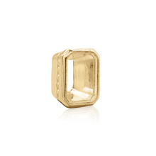 Load image into Gallery viewer, ITI NYC Emerald Bezel with Beaded Detail in 14K Gold (5.75 x 3.75 mm - 11.50 x 9.60 mm)