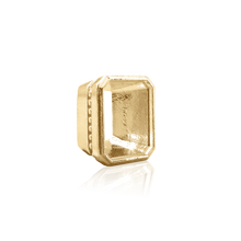 Load image into Gallery viewer, ITI NYC Emerald Bezel with Beaded Detail in 14K Gold (5.75 x 3.75 mm - 11.50 x 9.60 mm)