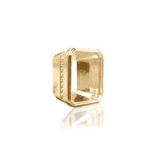 Load image into Gallery viewer, ITI NYC Emerald Bezel with Beaded Detail in 14K Gold (5.75 x 3.75 mm - 11.50 x 9.60 mm)