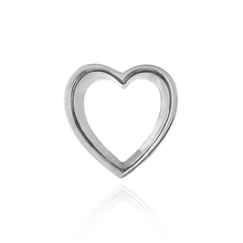 Load image into Gallery viewer, ITI NYC Heart Shape Tapered Bezels in Sterling Silver (3.50 x 3.00 mm - 12.50 x 11.00 mm)
