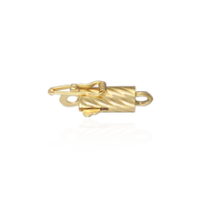 Load image into Gallery viewer, ITI NYC Twisted Barrel Clasps (2 mm - 4 mm)