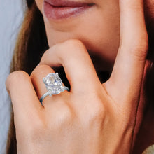 Load image into Gallery viewer, ITI NYC Oval 4 Prong High TIF Style Solitaire (5mm-15mm)