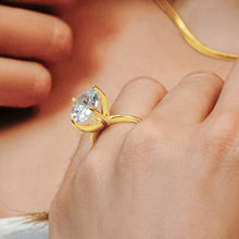 Load image into Gallery viewer, ITI NYC Oval 4 Prong High TIF Style Solitaire (5mm-15mm)