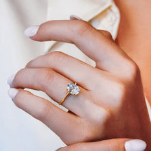 Load image into Gallery viewer, ITI NYC Oval 4 Prong Basket Solitaire