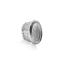 Load image into Gallery viewer, ITI NYC Oval Motif High Bezel in Sterling Silver (6.00 x 4.00 mm - 12.00 x 10.00 mm)
