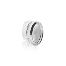 Load image into Gallery viewer, ITI NYC Oval High Bezel with Beaded Detail in Sterling Silver (6.00 x 4.00 mm - 12.00 x 10.00 mm)