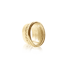 Load image into Gallery viewer, ITI NYC Oval High Bezel with Beaded Detail in 14K Gold (6.00 x 4.00 mm - 12.00 x 10.00 mm)