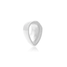 Load image into Gallery viewer, ITI NYC Pear Shape High Bezel Setting in Sterling Silver (5.00 x 3.00 mm - 14.00 x 9.00 mm)