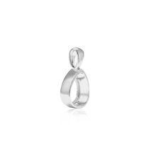 Load image into Gallery viewer, ITI NYC Pear Shape Bezel Pendant in Sterling Silver (6.25 x 4.60 mm - 9.00 x 6.50 mm)