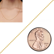 Load image into Gallery viewer, Special Order Only: Bulk / Spooled Round Bead Chain in Gold