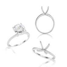 Load image into Gallery viewer, ITI NYC Round 4 Prong High TIF Style Solitaire