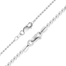 Load image into Gallery viewer, Broadway Bead Necklace in 14K White Gold