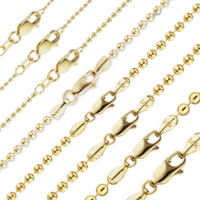 Load image into Gallery viewer, Broadway Bead Necklace in 14K Yellow Gold