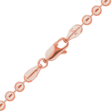Load image into Gallery viewer, Broadway Bead Anklet in 14K Rose Gold