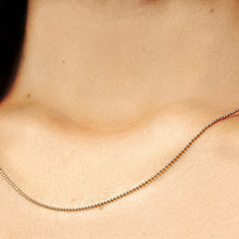 Load image into Gallery viewer, Broadway Bead Necklace in Sterling Silver