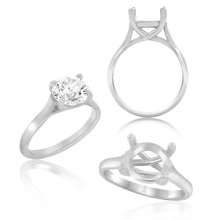 Load image into Gallery viewer, ITI NYC Round 4 Prong Lucida Solitaire