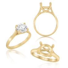 Load image into Gallery viewer, ITI NYC Round 4 Prong Lucida Solitaire