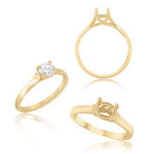 Load image into Gallery viewer, ITI NYC Round 4 Prong Lucida Solitaire