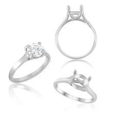 Load image into Gallery viewer, ITI NYC Round 4 Prong Lucida Solitaire