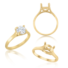 Load image into Gallery viewer, ITI NYC Round 4 Prong Lucida Solitaire