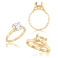 Load image into Gallery viewer, ITI NYC Round 4 Prong Lucida Solitaire