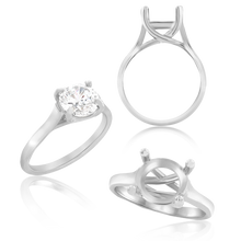 Load image into Gallery viewer, ITI NYC Round 4 Prong Lucida Solitaire