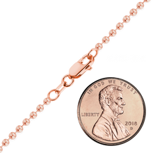 Load image into Gallery viewer, Broadway Bead Necklace in 14K Rose Gold