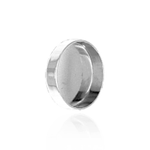 Load image into Gallery viewer, ITI NYC Round Low Bezels With Closed Back in Sterling Silver (3.00 mm - 20.00 mm)