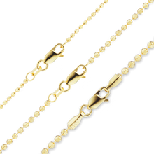 Load image into Gallery viewer, Diamond Cut Broadway Bead Bracelet in 14K Yellow Gold