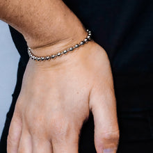 Load image into Gallery viewer, Broadway Bead Chain Bracelet in Sterling Silver
