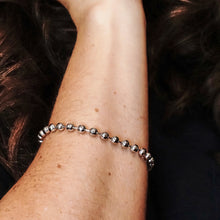Load image into Gallery viewer, Broadway Bead Chain Bracelet in Sterling Silver