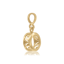Load image into Gallery viewer, ITI NYC Round Back-Set Bezel Pendant in 14K Gold (5.00 mm - 8.00 mm)