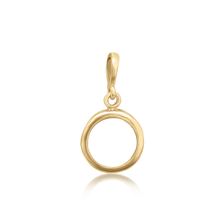 Load image into Gallery viewer, ITI NYC Round Back-Set Bezel Pendant in 14K Gold (5.00 mm - 8.00 mm)